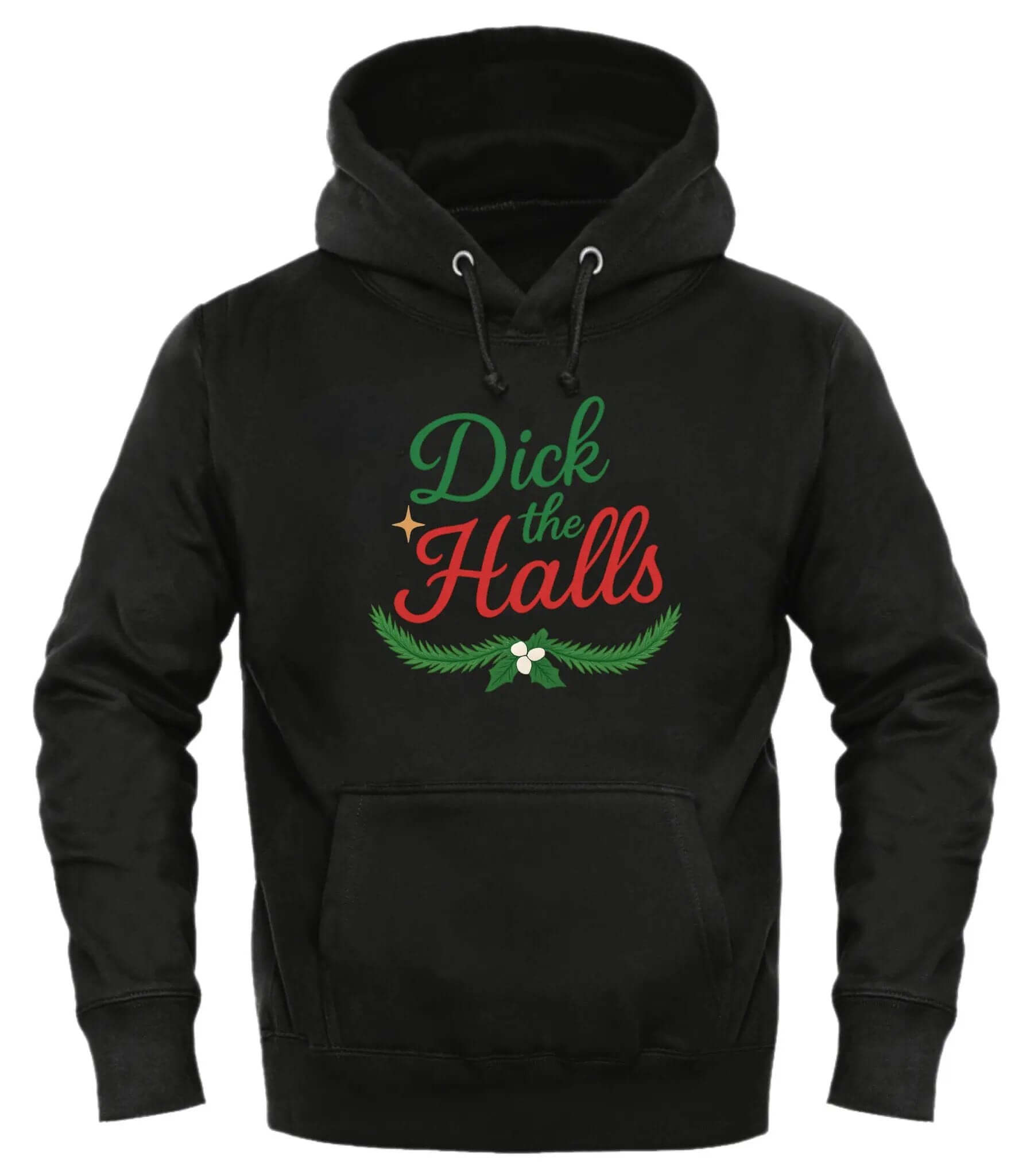 GOOD TROUBLE FASHION Dick the Halls Holiday Sweatshirt for Festive Style - Good Trouble Fashion