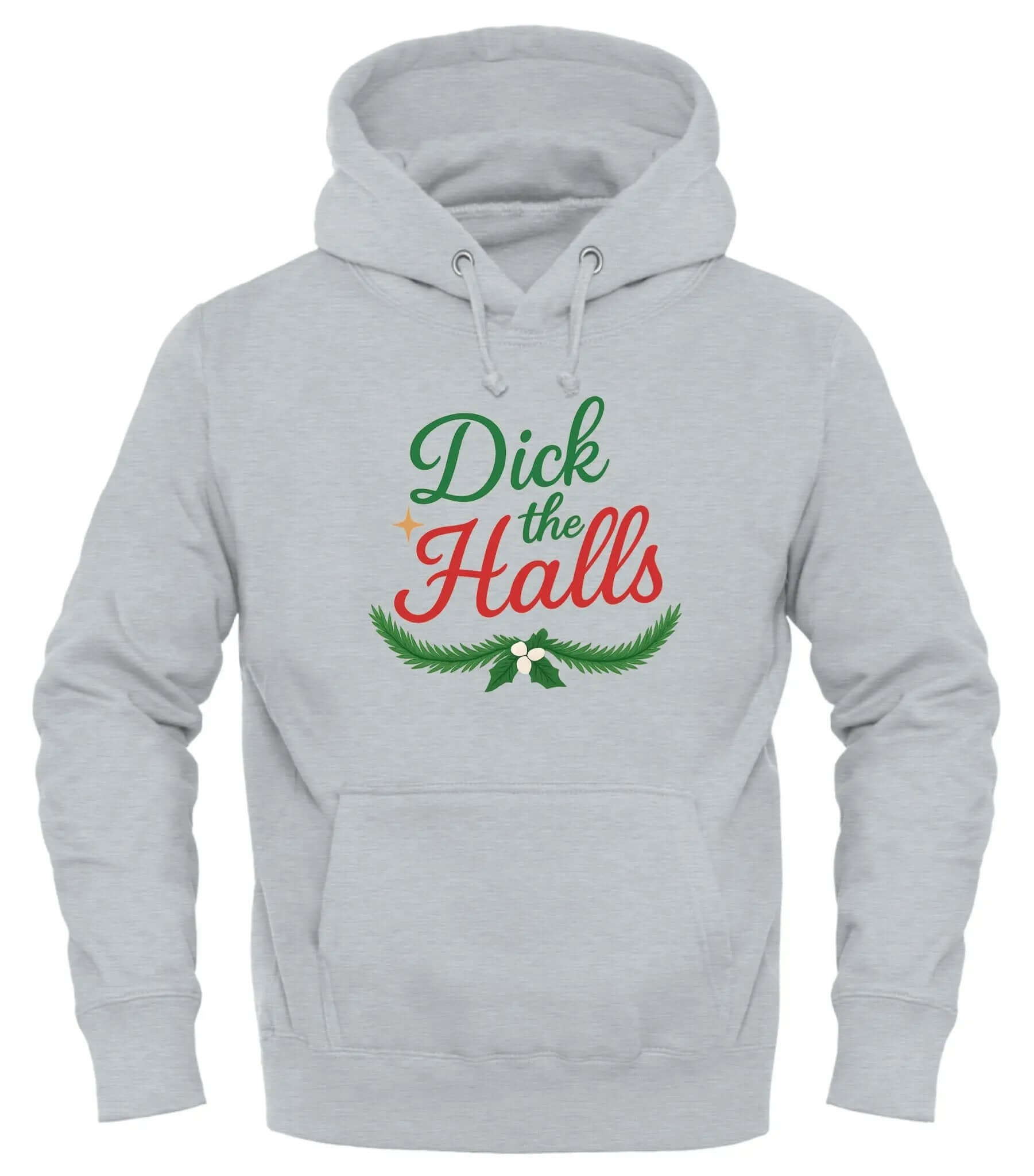 GOOD TROUBLE FASHION Dick the Halls Holiday Sweatshirt for Festive Style - Good Trouble Fashion