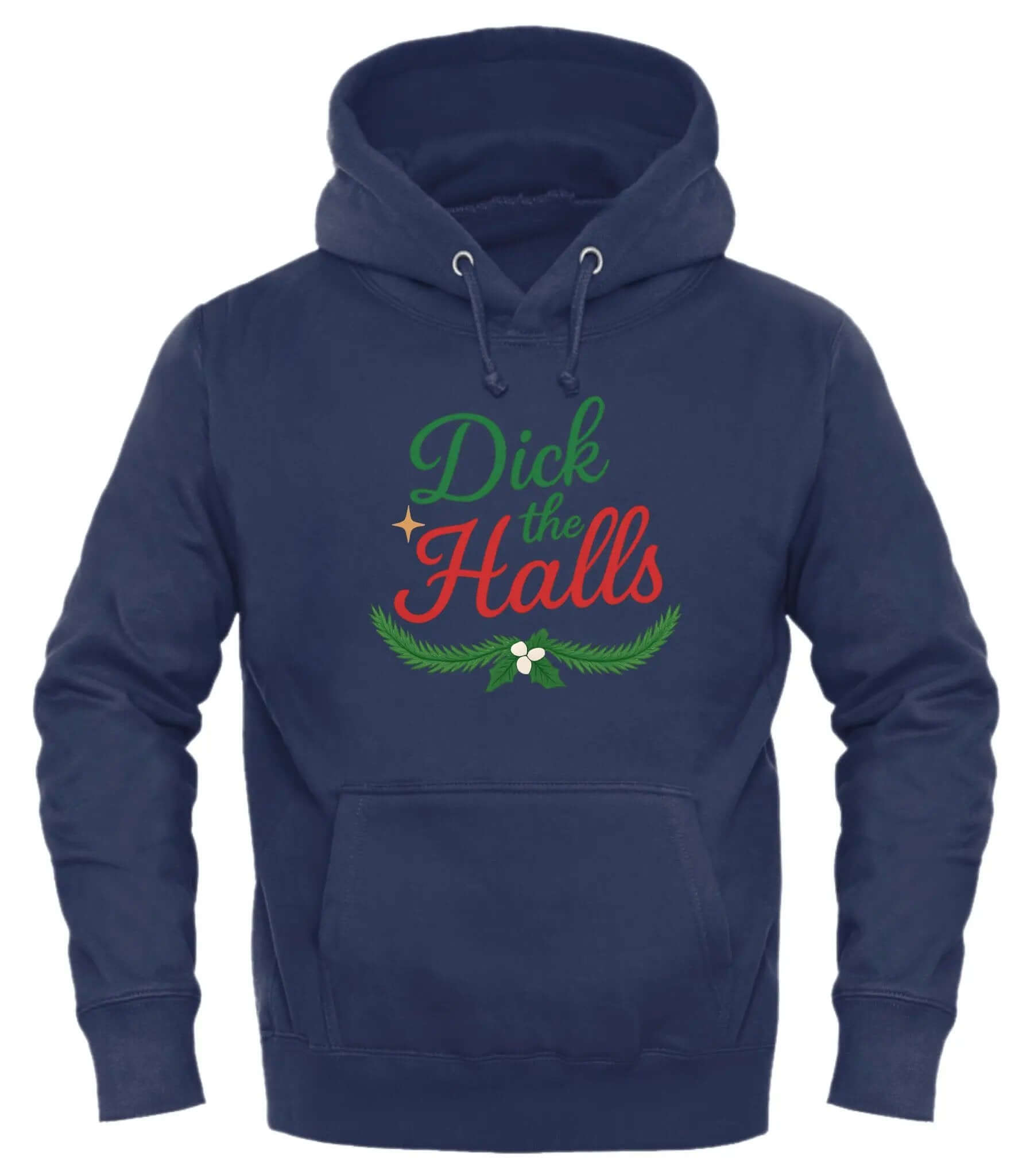 GOOD TROUBLE FASHION Dick the Halls Holiday Sweatshirt for Festive Style - Good Trouble Fashion