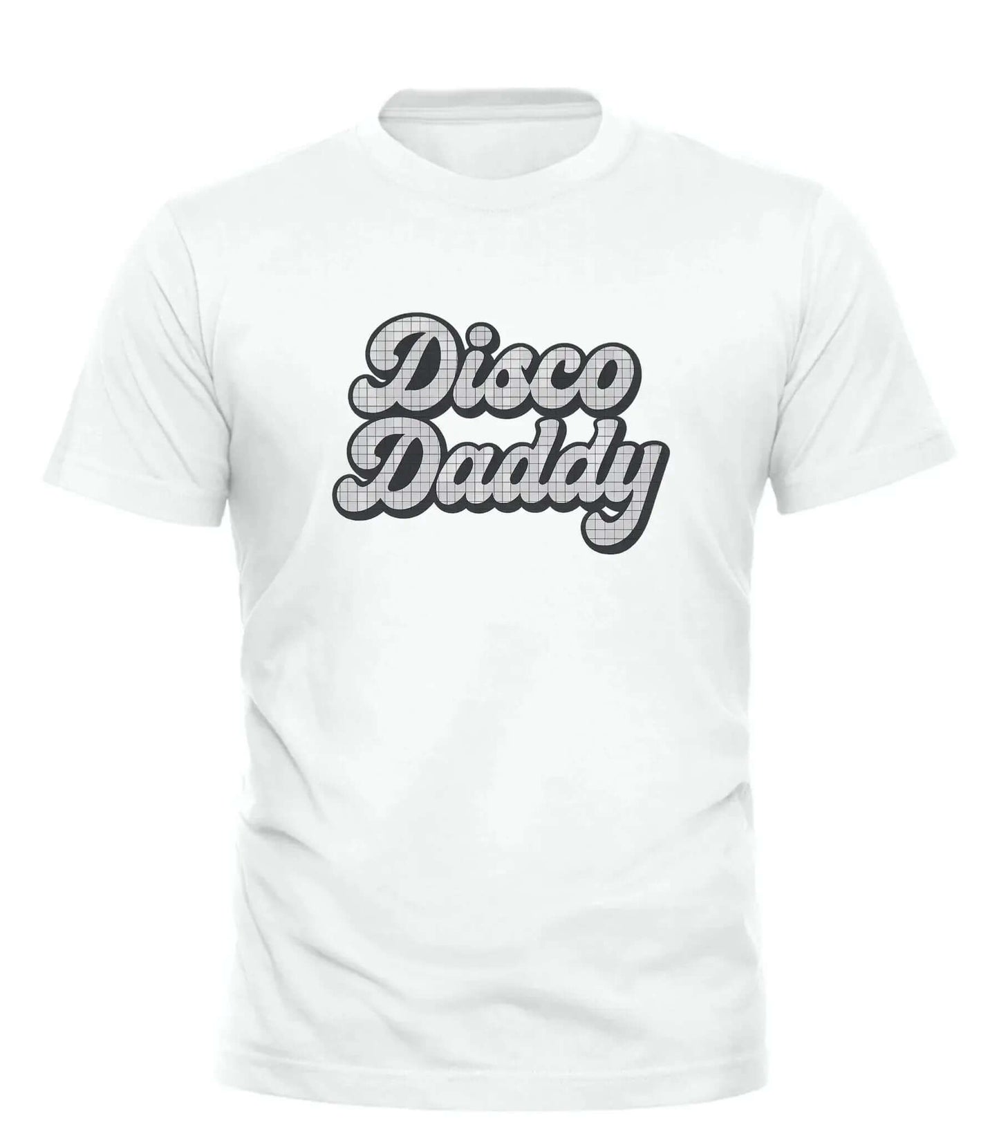 Disco Daddy T-Shirt - Retro Style Tee – unisex graphic cotton T-shirt from Good Trouble Fashion – soft jersey tee product photo