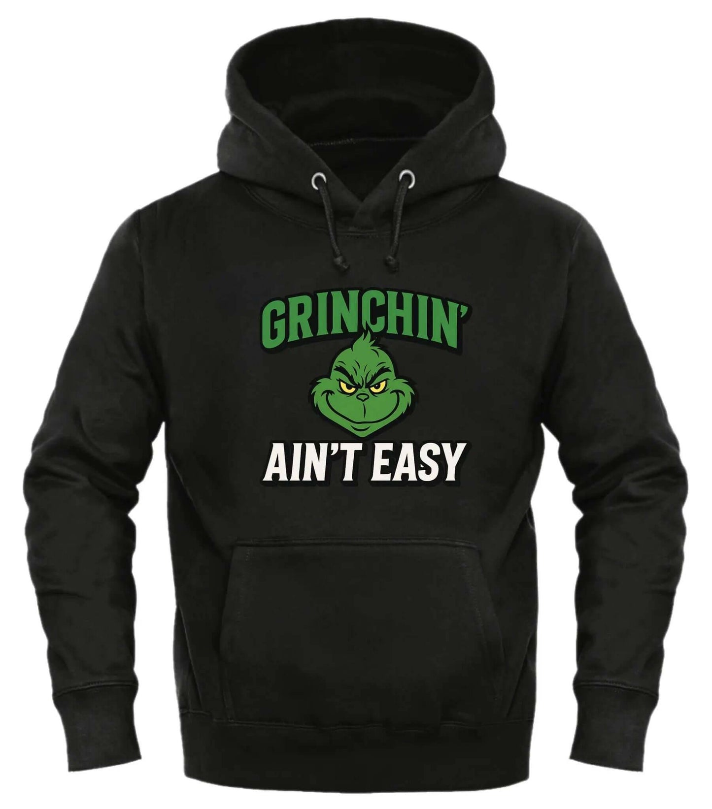 GOOD TROUBLE FASHION Grinchin' Ain't Easy Hoodie - Good Trouble Fashion