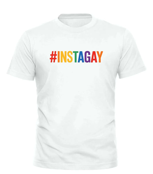 Instagay T-Shirt – unisex graphic cotton T-shirt from Good Trouble Fashion – soft jersey tee product photo