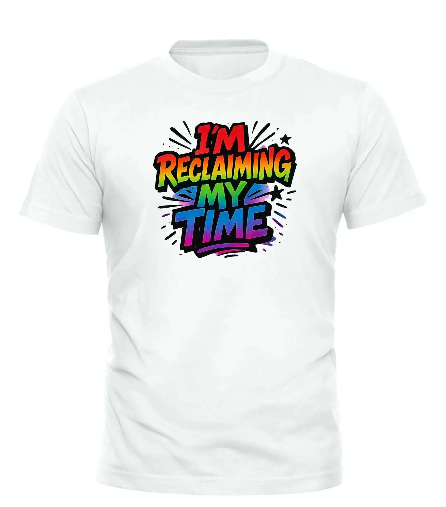 Reclaiming My Time Shirt – unisex graphic cotton T-shirt from Good Trouble Fashion – soft jersey tee product photo