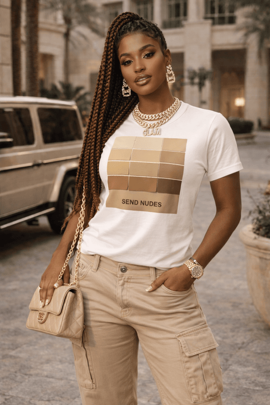 Good Trouble Fashion Send Nudes T-Shirt - Stylish & Bold Statement Tee - Good Trouble Fashion