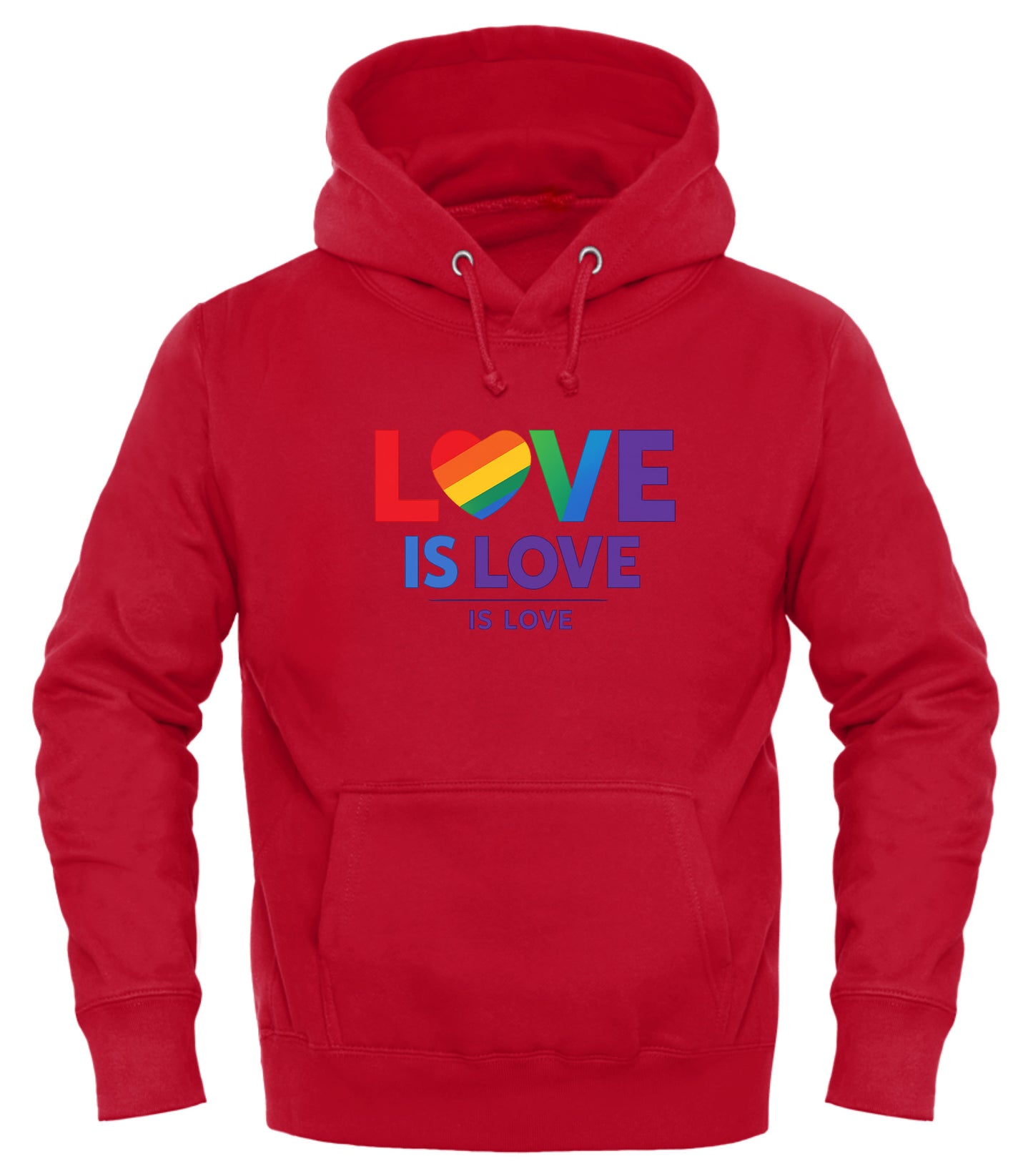 Love Is Love Rainbow Pride T-Shirt – Unisex LGBTQ+ Equality Hoodie - Good Trouble Fashion