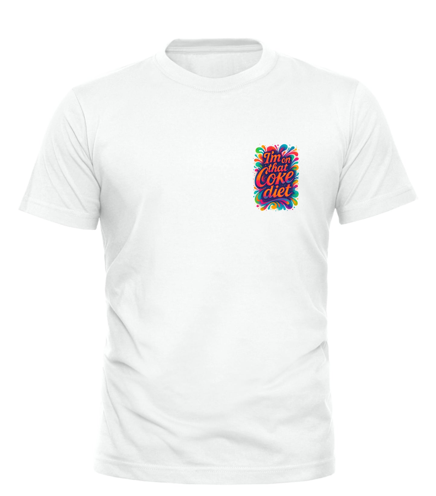 That Coke Diet T-shirt – unisex graphic cotton T-shirt from Good Trouble Fashion – soft jersey tee product photo