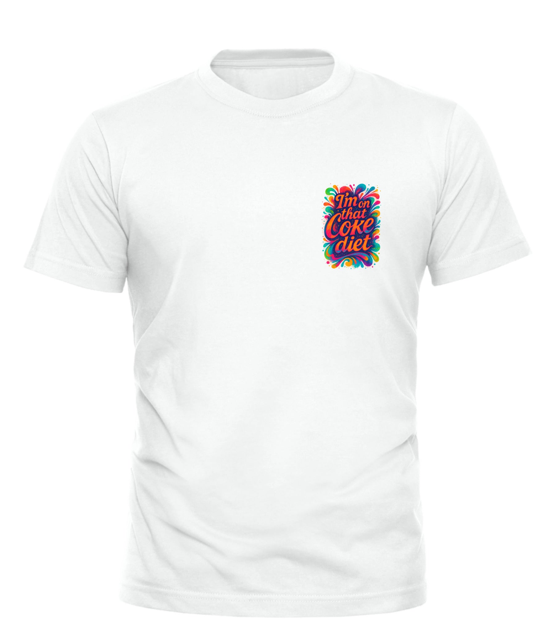 That Coke Diet T-shirt – unisex graphic cotton T-shirt from Good Trouble Fashion – soft jersey tee product photo