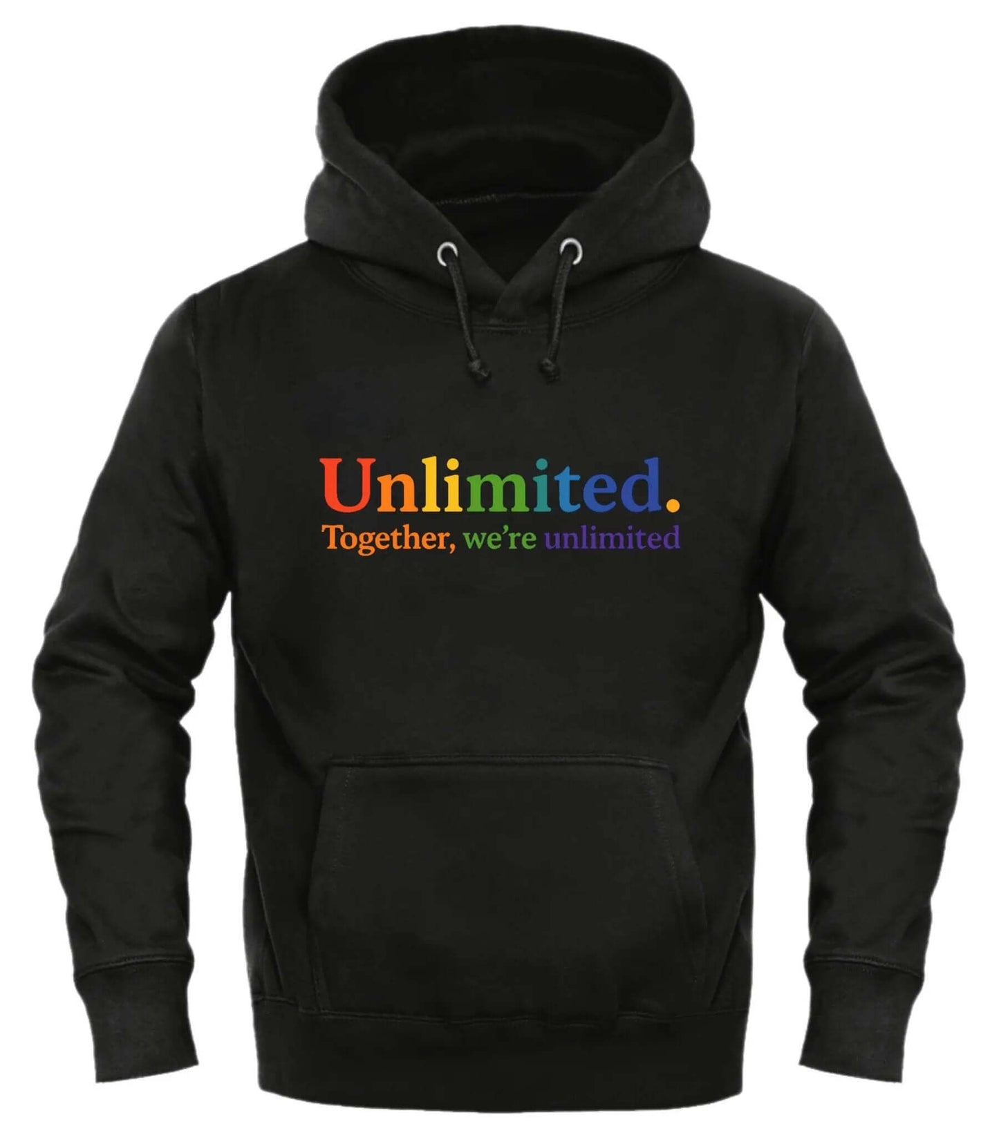 Wicked for Good Unlimited Love Hoodie – cozy unisex graphic hoodie from Good Trouble Fashion – soft fleece sweatshirt style product photo