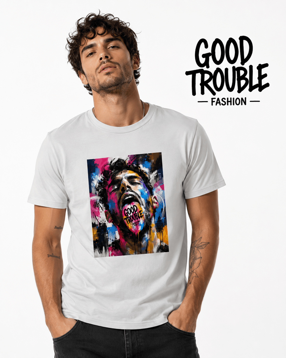 Good Trouble™ “Speak Loud” Graphic Tee – Streetwear Statement T-Shirt - Good Trouble Fashion