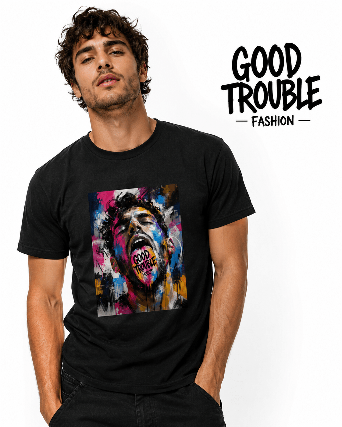 Good Trouble™ “Speak Loud” Graphic Tee – Streetwear Statement T-Shirt - Good Trouble Fashion