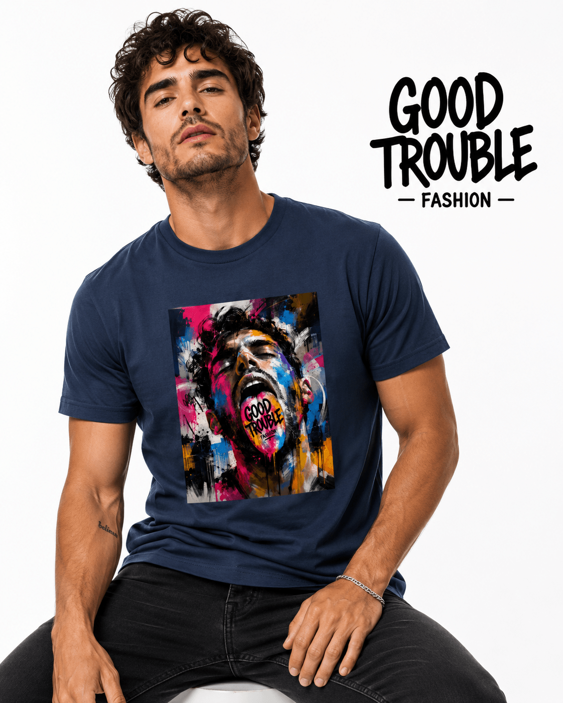 Good Trouble™ “Speak Loud” Graphic Tee – Streetwear Statement T-Shirt - Good Trouble Fashion