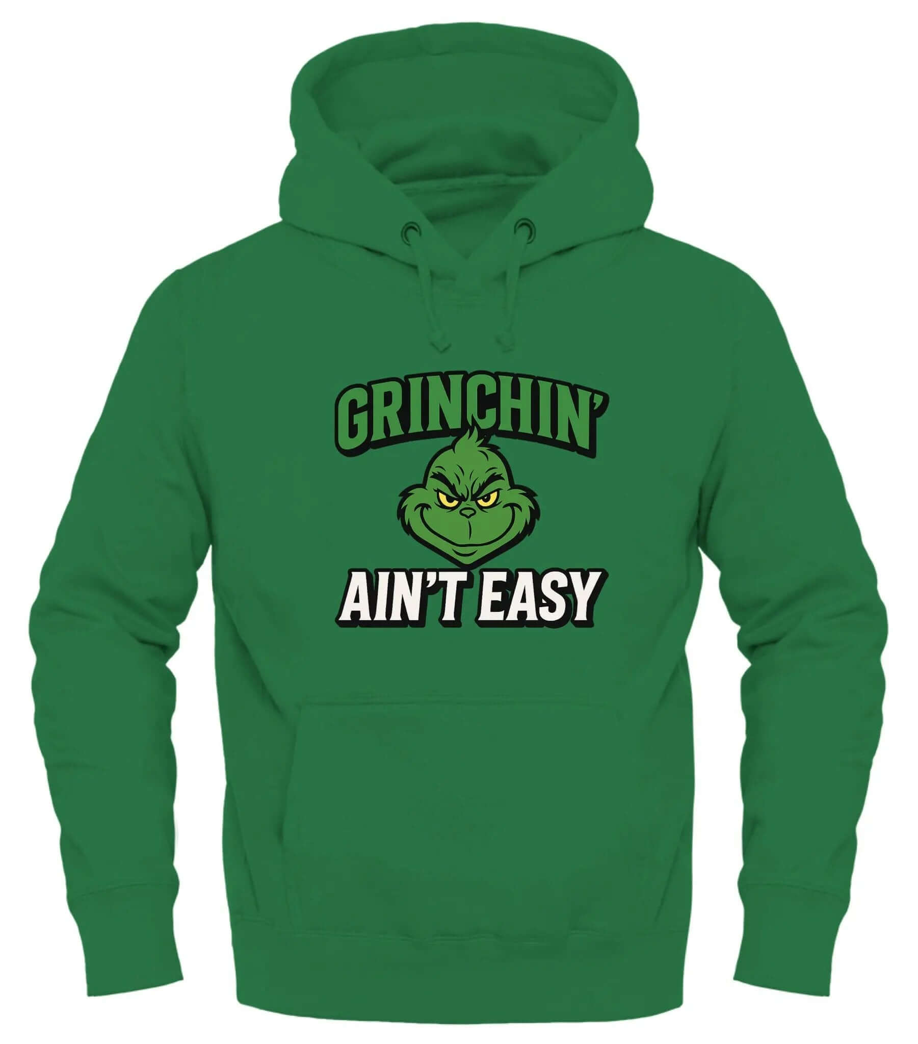 GOOD TROUBLE FASHION Grinchin' Ain't Easy Hoodie - Good Trouble Fashion