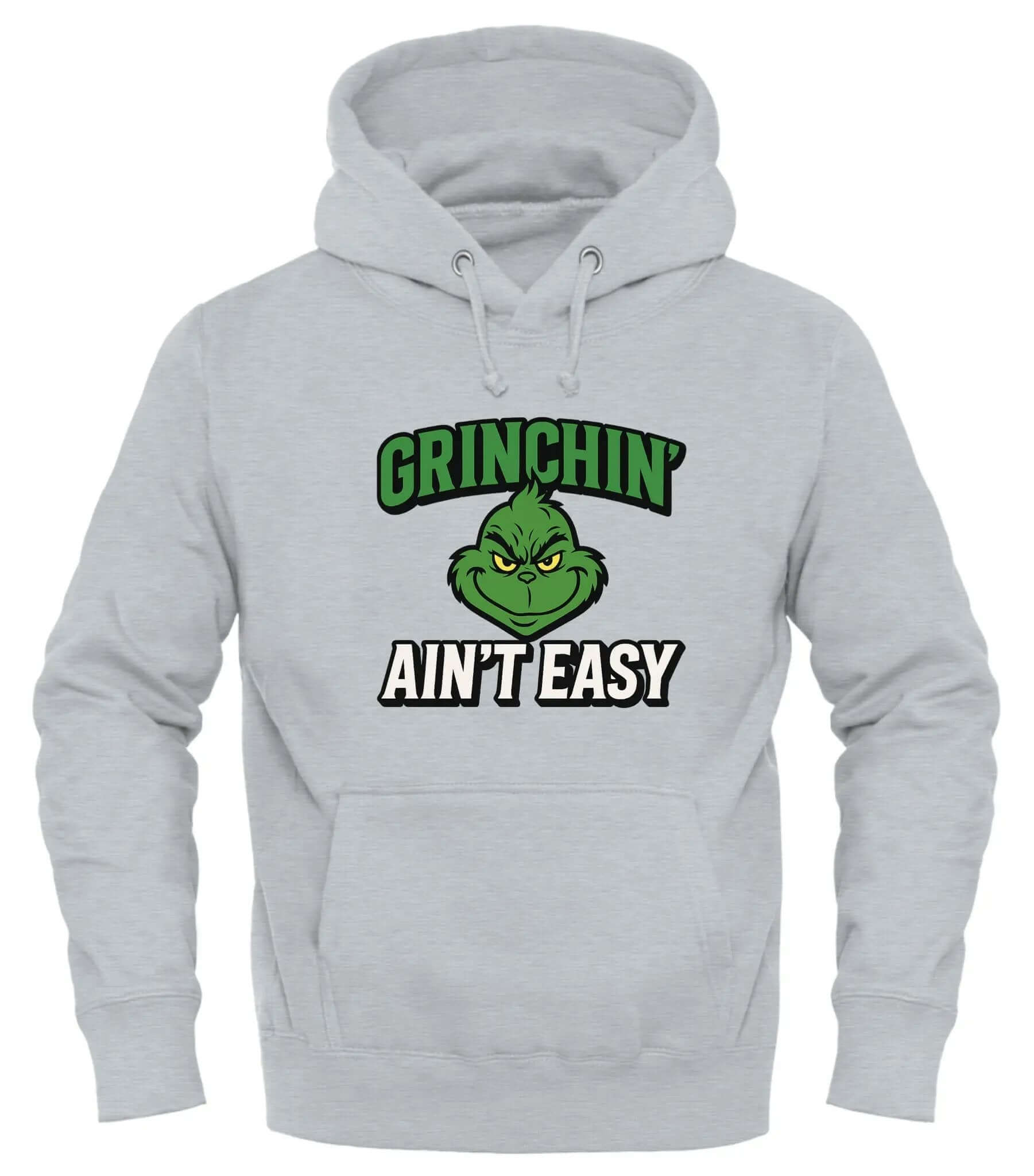 GOOD TROUBLE FASHION Grinchin' Ain't Easy Hoodie - Good Trouble Fashion
