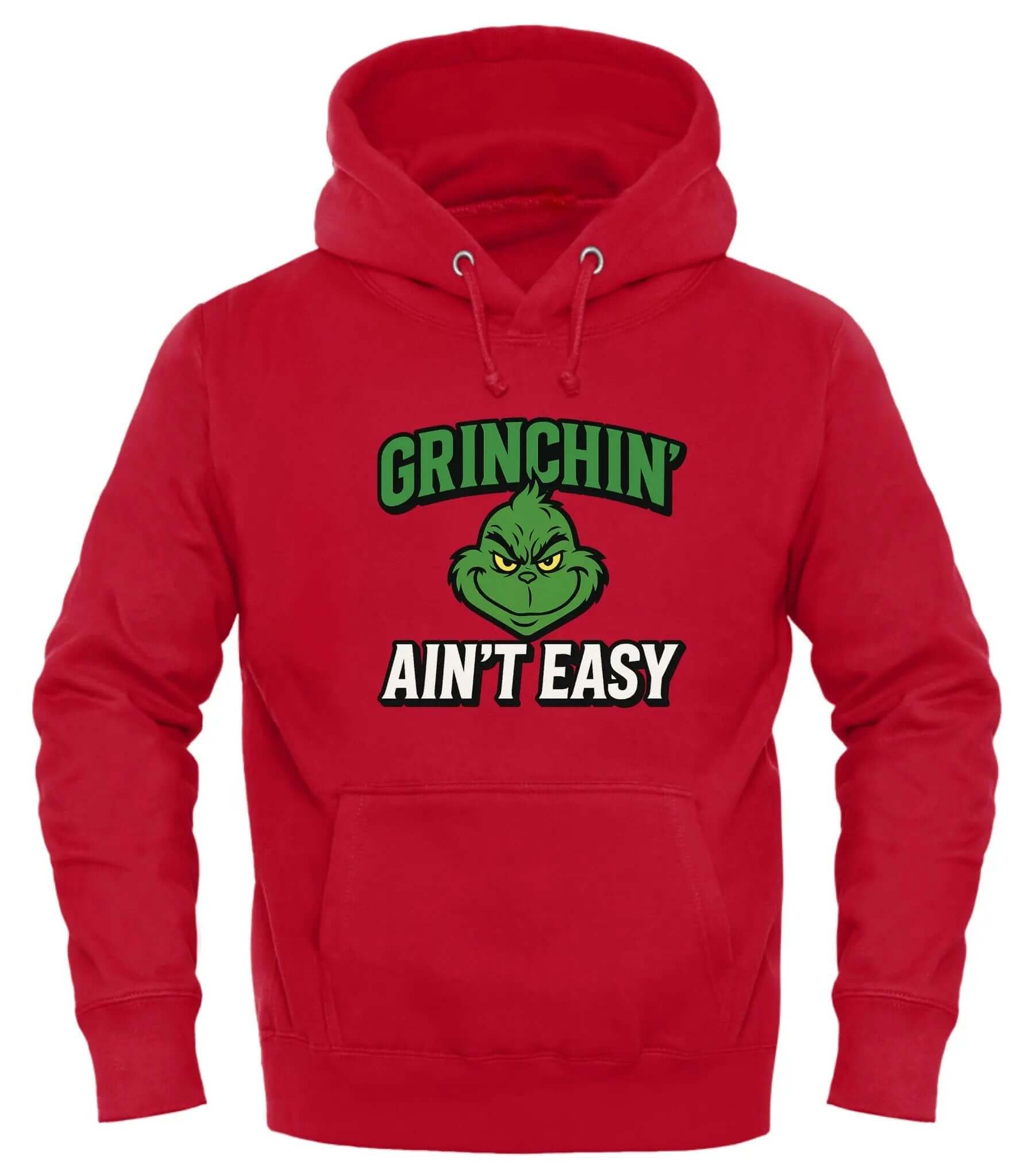 GOOD TROUBLE FASHION Grinchin' Ain't Easy Hoodie - Good Trouble Fashion