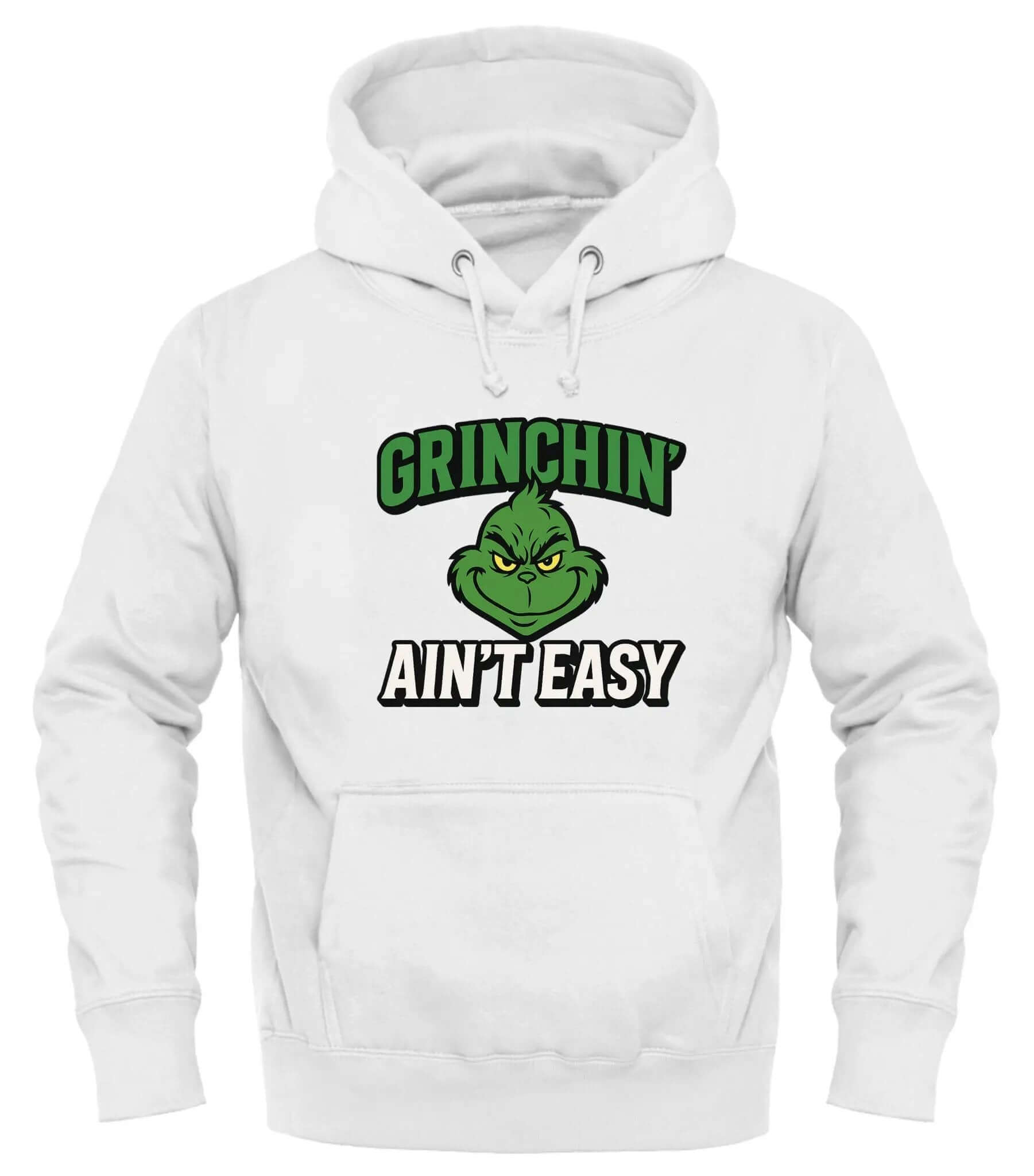 GOOD TROUBLE FASHION Grinchin' Ain't Easy Hoodie - Good Trouble Fashion