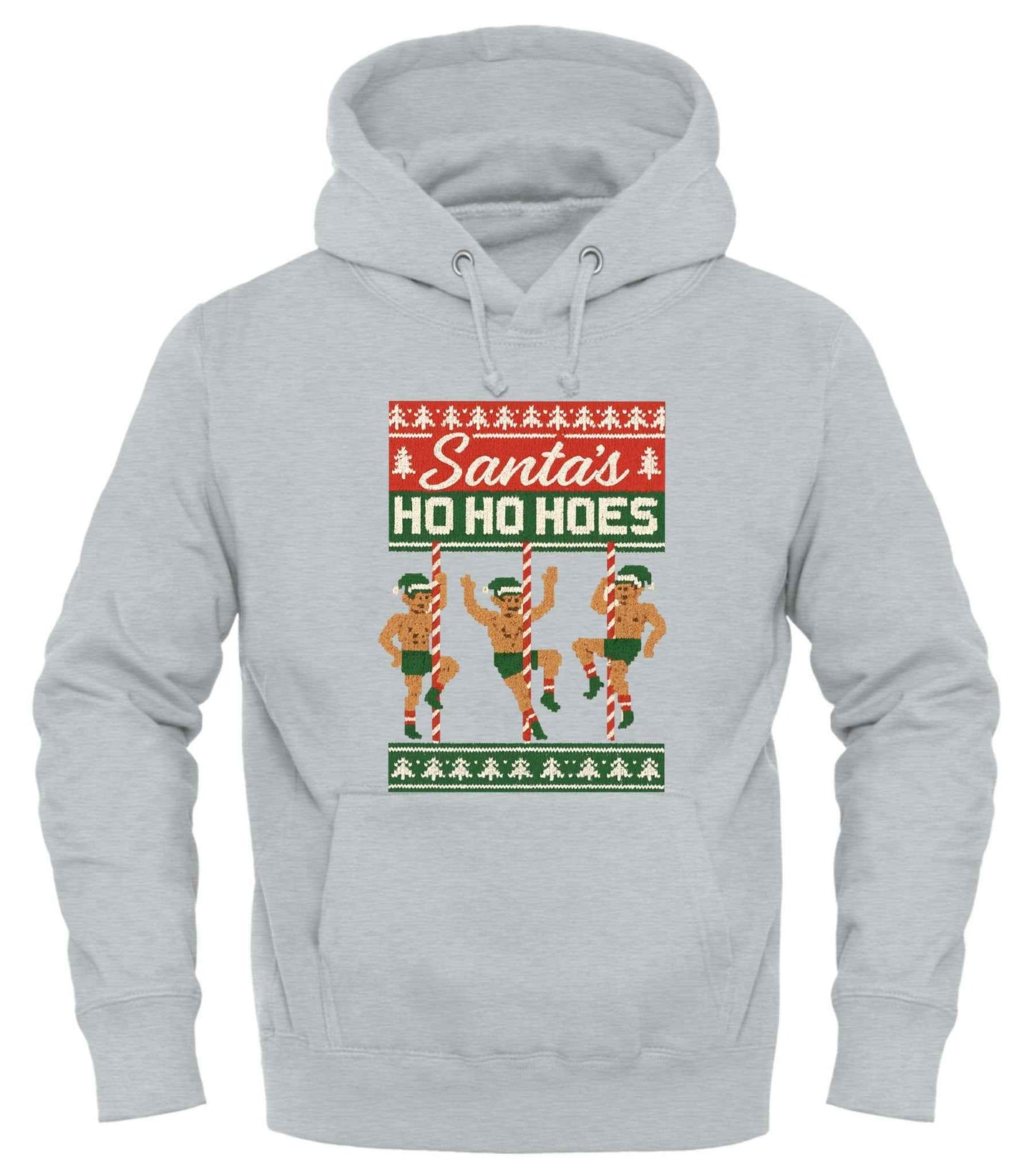Ho Ho Hoes LGBTQ Holiday Sweatshirt for Festive Fun - Good Trouble Fashion