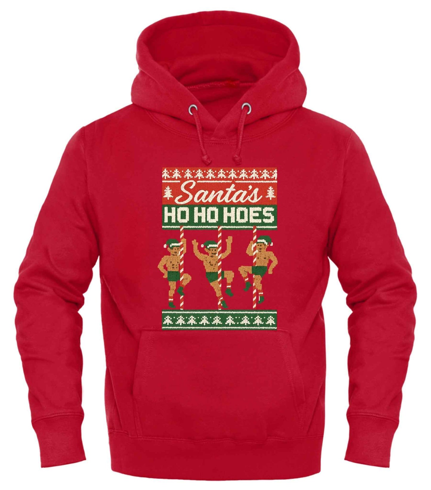 Ho Ho Hoes LGBTQ Holiday Sweatshirt for Festive Fun - Good Trouble Fashion