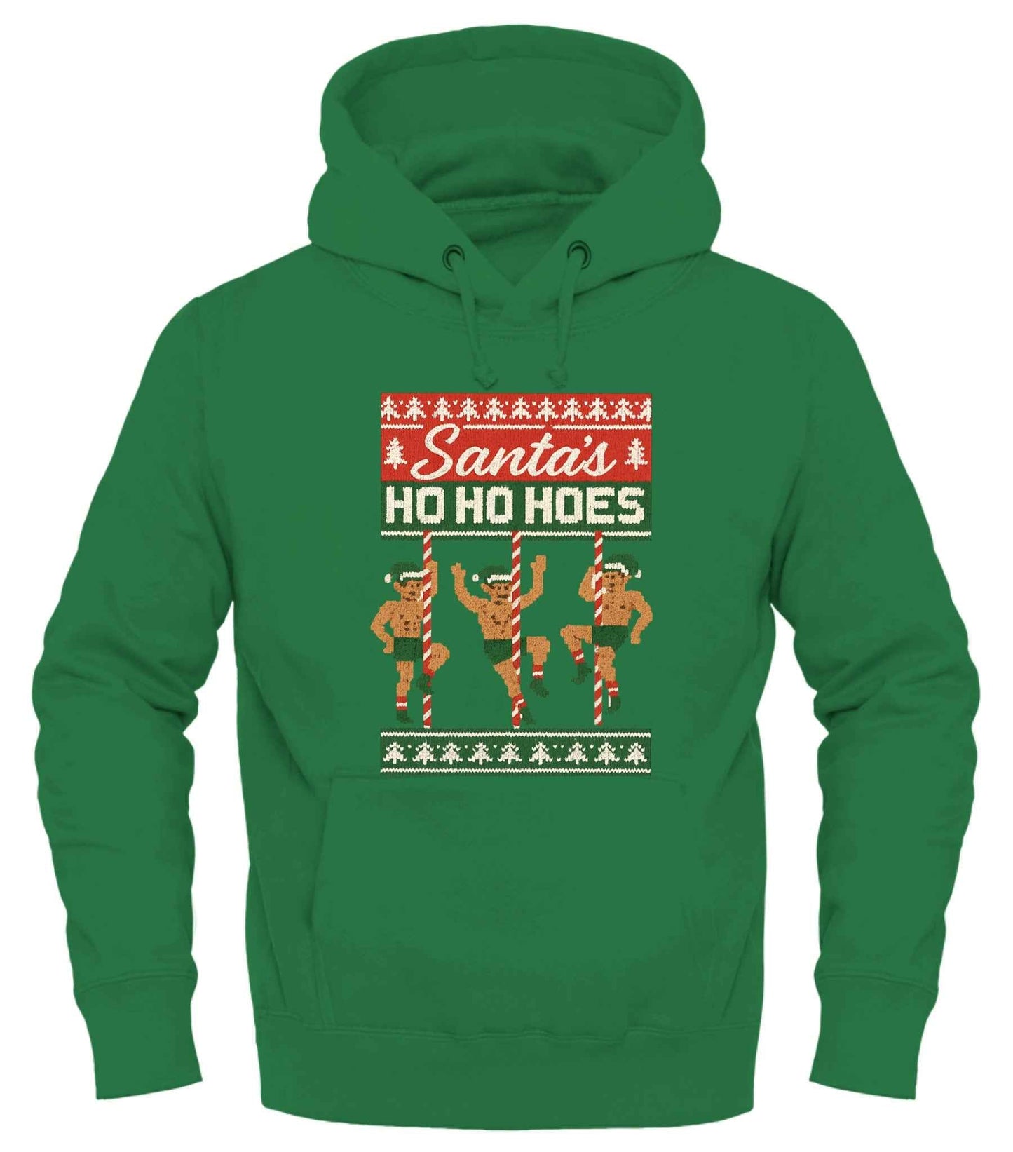 Ho Ho Hoes LGBTQ Holiday Sweatshirt for Festive Fun - Good Trouble Fashion