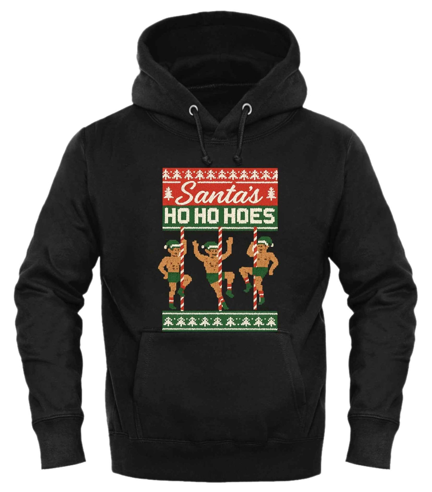 Ho Ho Hoes LGBTQ Holiday Sweatshirt for Festive Fun - Good Trouble Fashion