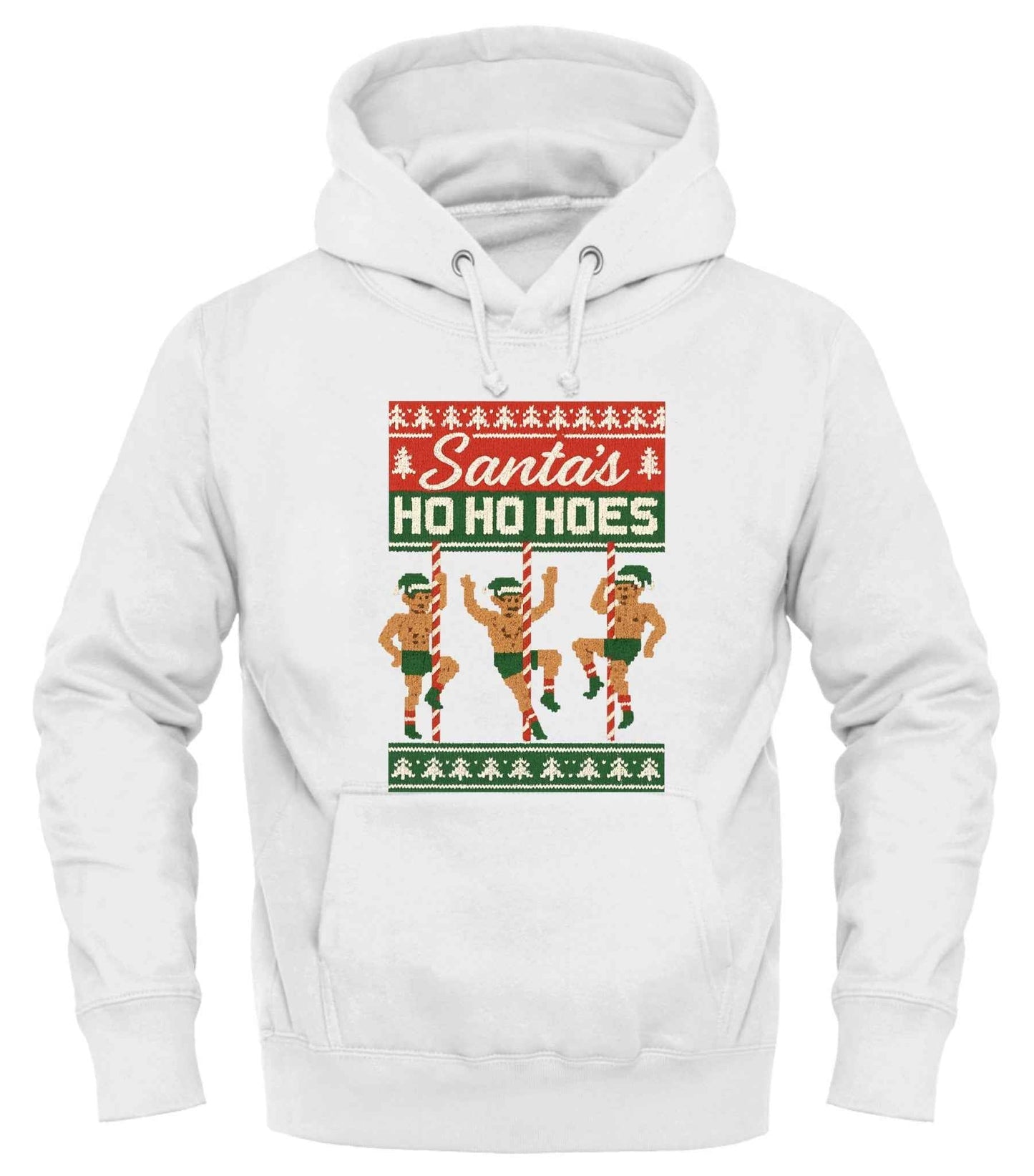 Ho Ho Hoes LGBTQ Holiday Sweatshirt for Festive Fun - Good Trouble Fashion