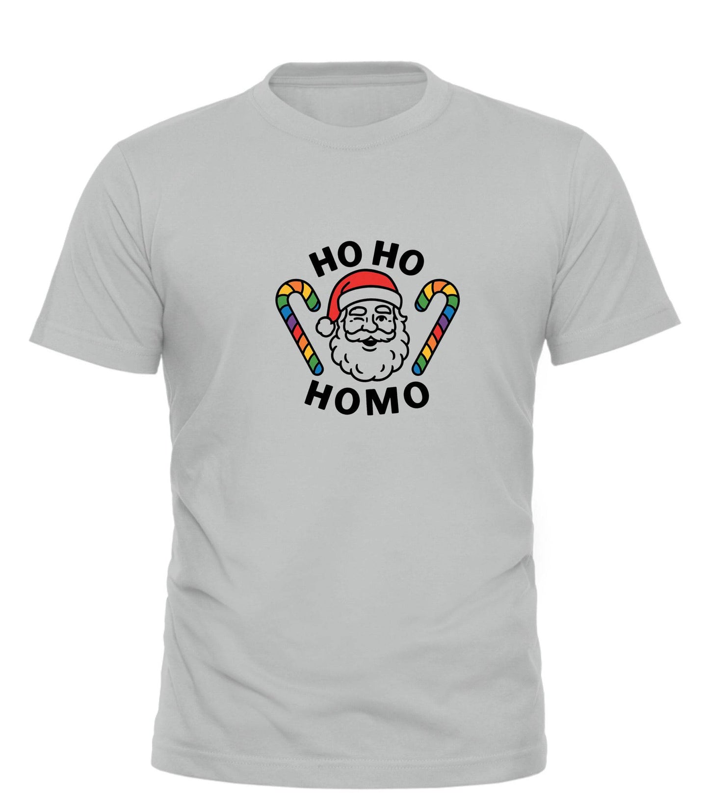 Ho Ho Homo Tee by Good Trouble Fashion - Celebrate Pride and Make a Statement - Good Trouble Fashion