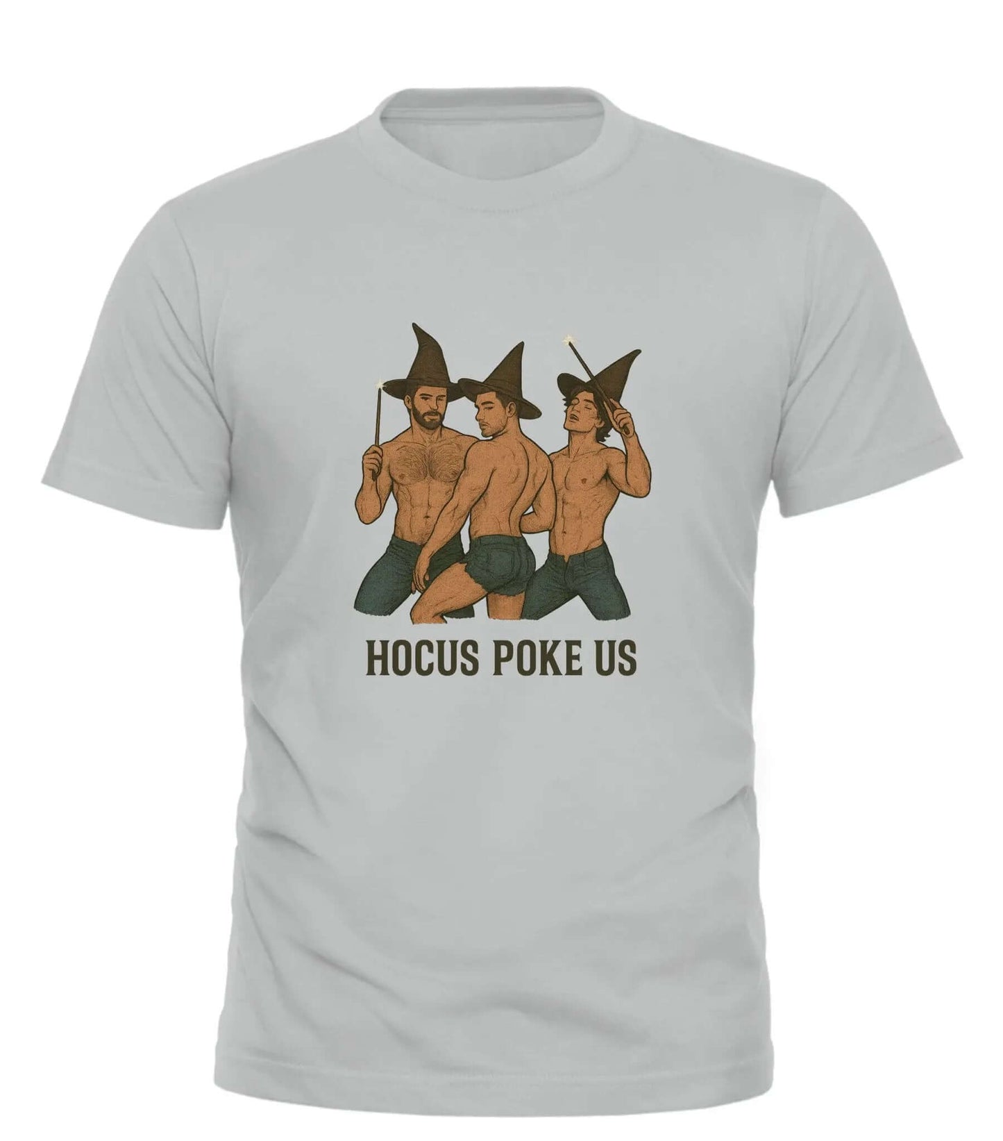 Hocus Poke Us Tee - Trendy Gay Theme Graphic Apparel - Good Trouble Fashion