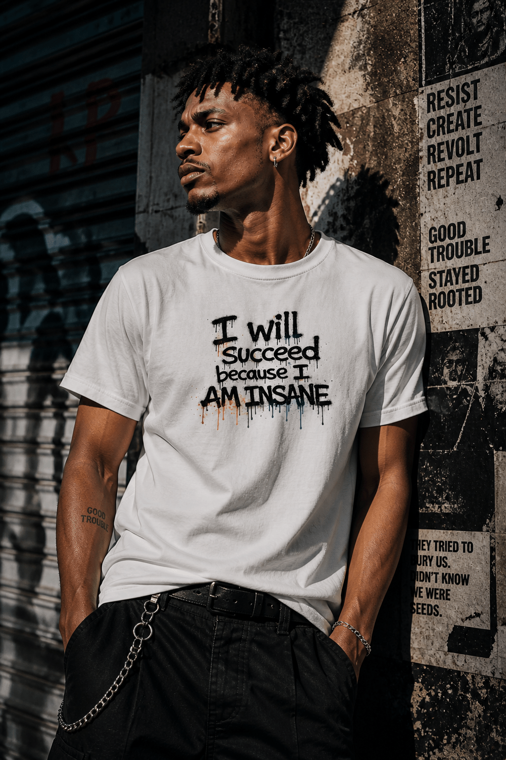 I will succeed T-shirt - Inspire Achievement and Confidence - Good Trouble Fashion