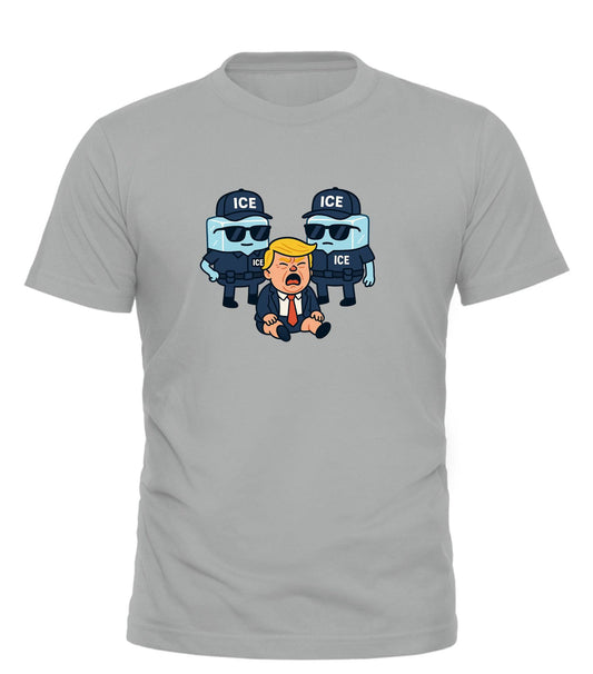 Ice Ice Baby Trump Tee - Immigration Justice T-Shirt for Unyielding Activism - Good Trouble Fashion