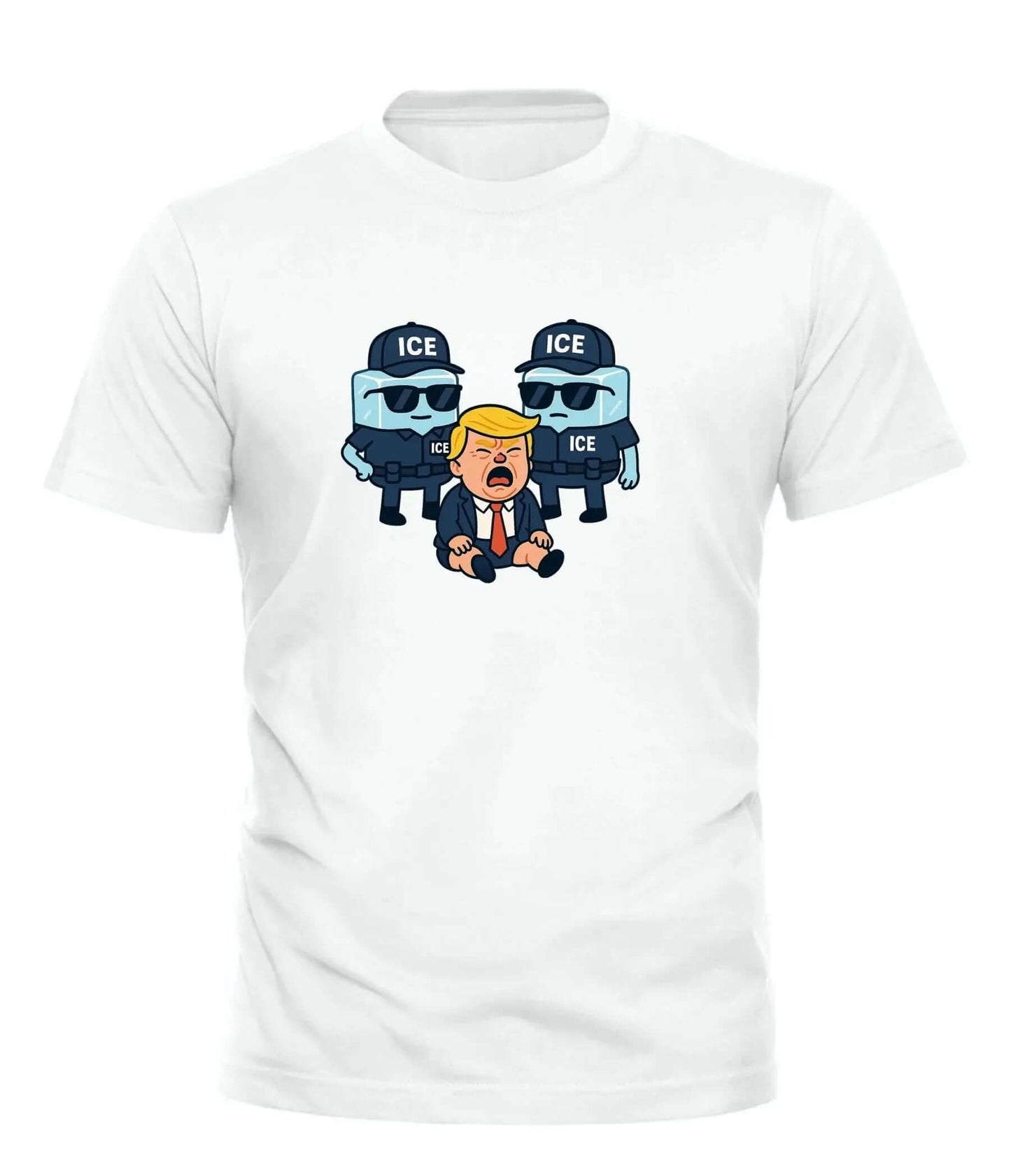Ice Ice Baby Trump Tee - Immigration Justice T-Shirt for Unyielding Activism - Good Trouble Fashion