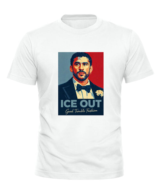 ICE OUT Luxe Tuxedo Graphic Tee – Bad Bunny Graphic Tee by Good Trouble Fashion - Good Trouble Fashion