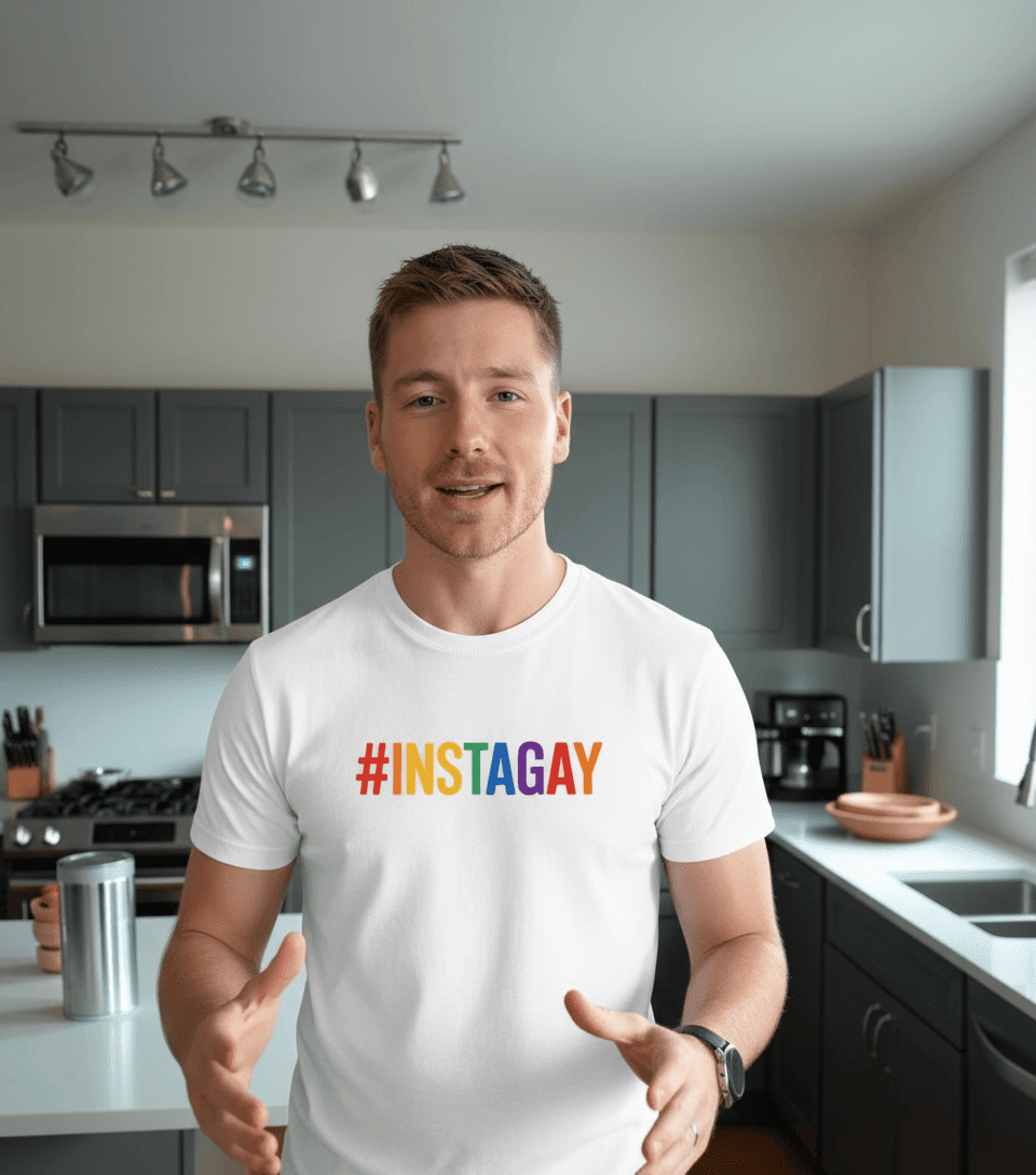 Instagay Rainbow T-Shirt for Trendy LGBTQ+ Style - Good Trouble Fashion