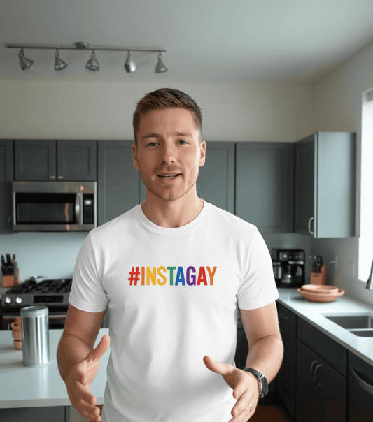 Instagay Rainbow T-Shirt for Trendy LGBTQ+ Style - Good Trouble Fashion