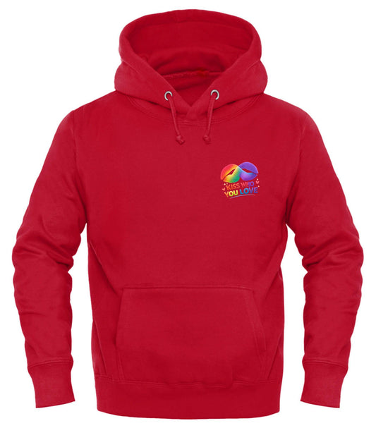 Kiss Who You Love Hoodie – A Pride - Forward Celebration of Love - Good Trouble Fashion