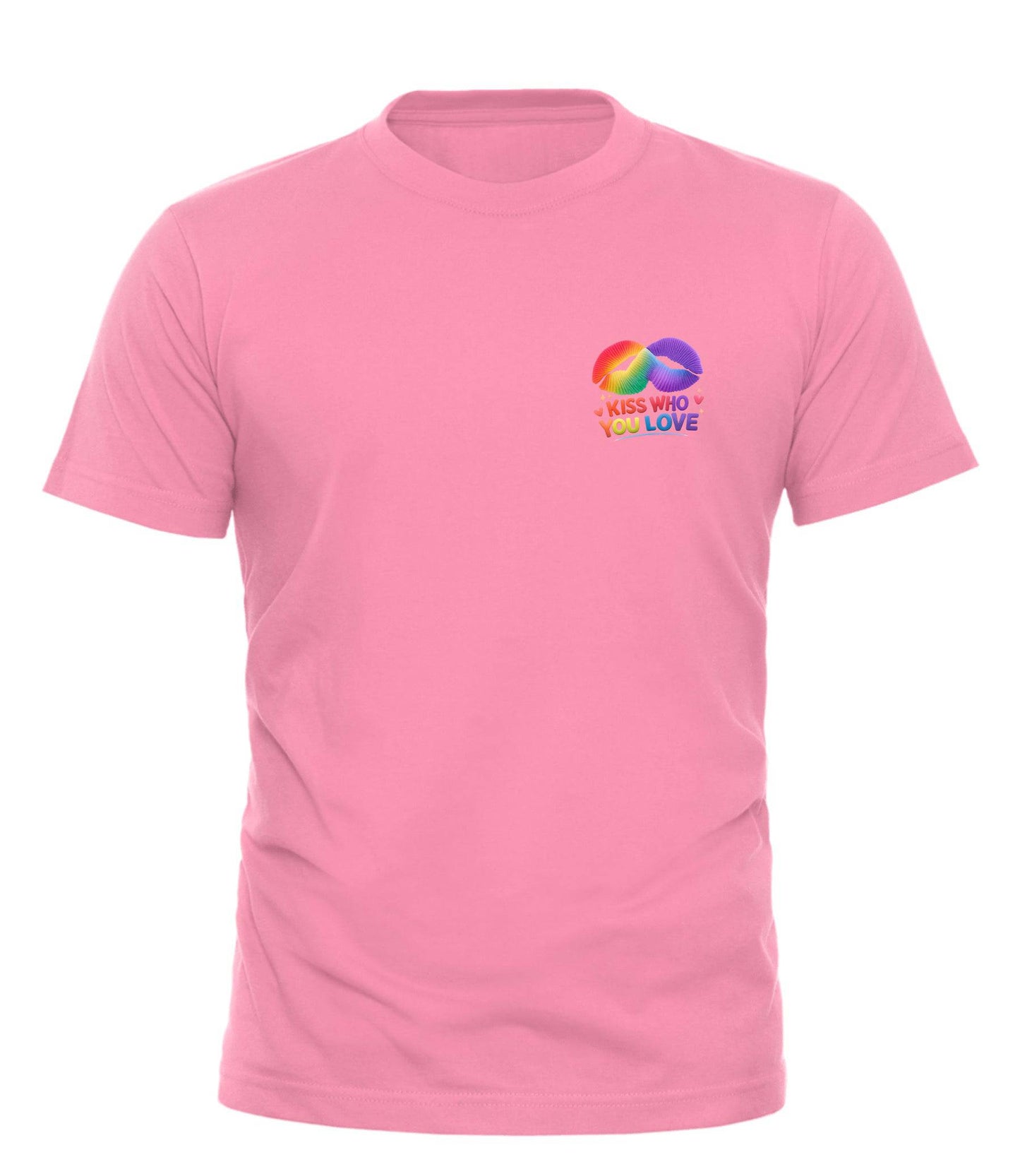 Kiss Who You Love T-Shirt – A Pride - Forward Statement of Love - Good Trouble Fashion