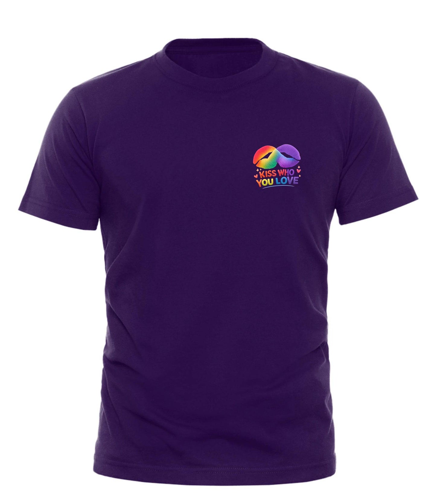 Kiss Who You Love T-Shirt – A Pride - Forward Statement of Love - Good Trouble Fashion