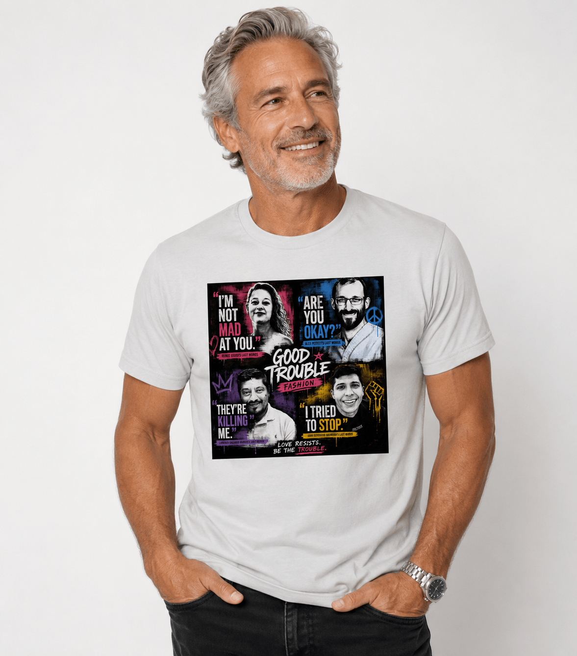 Last Words Tee – Love Resists Collection | Good Trouble Fashion - Good Trouble Fashion