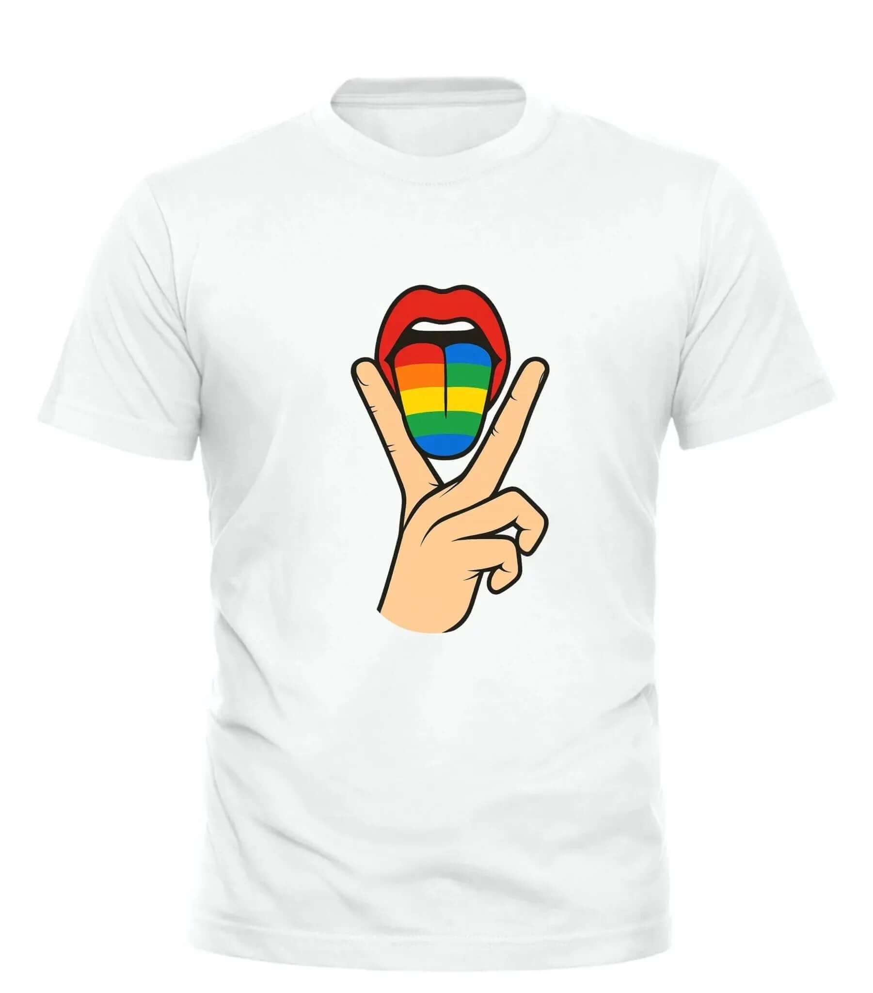 Lick It Pride Tee for Adults - Vibrant Rainbow T-Shirt - Good Trouble Fashion