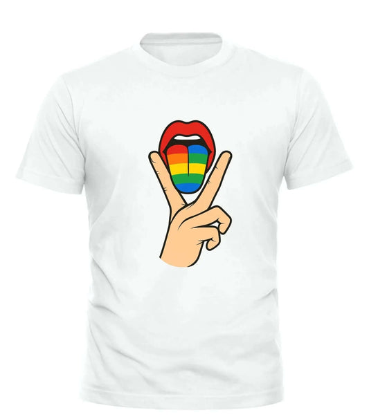 Lick It Pride Tee for Adults - Vibrant Rainbow T-Shirt - Good Trouble Fashion