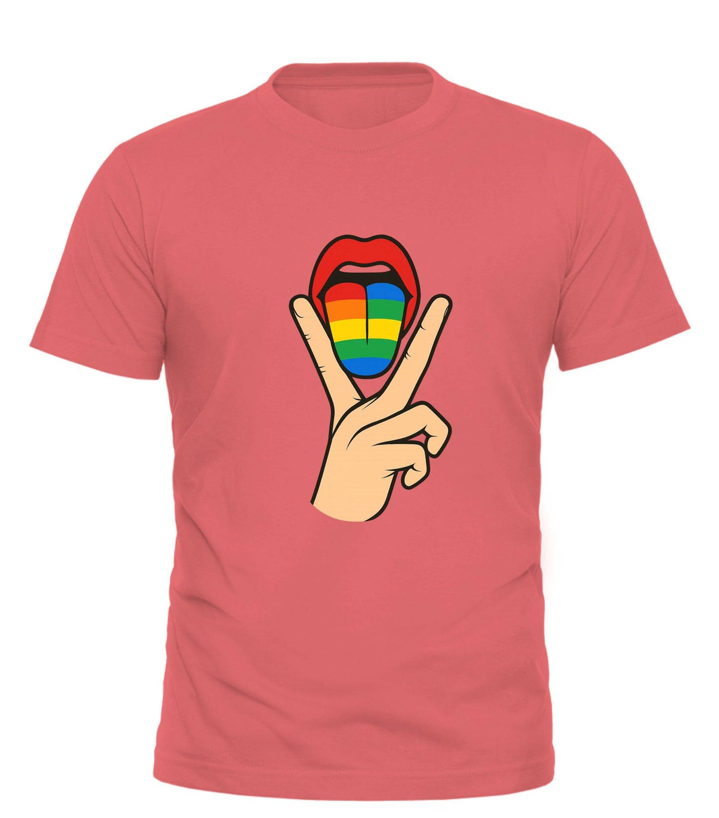 Lick It Pride Tee for Adults - Vibrant Rainbow T-Shirt - Good Trouble Fashion