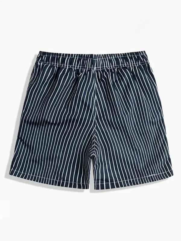 Men's Striped Swim Shorts | Good Trouble Fashion Collection - Good Trouble Fashion