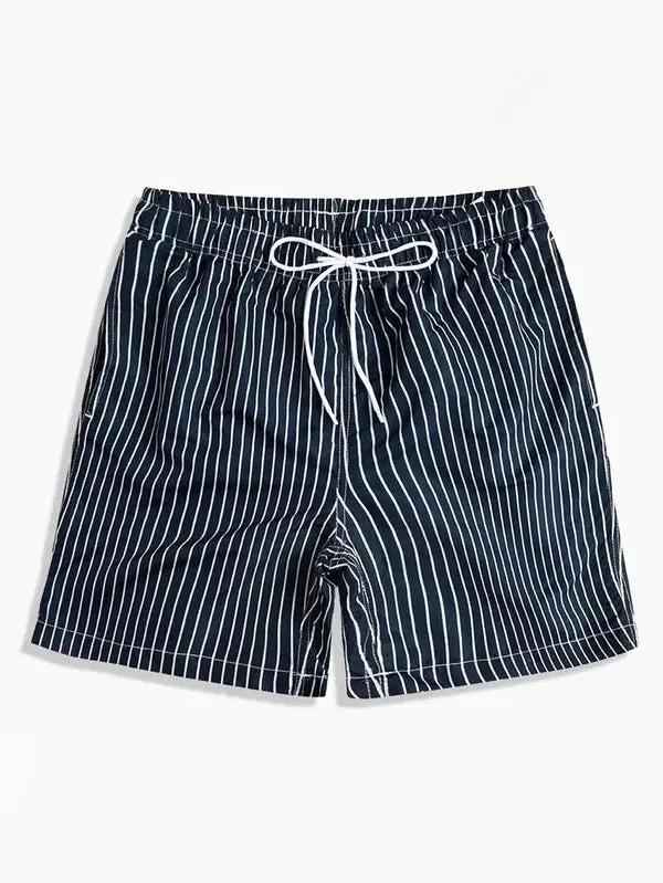 Men's Striped Swim Shorts | Good Trouble Fashion Collection - Good Trouble Fashion