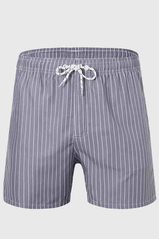 Men's Striped Swim Shorts | Good Trouble Fashion Collection - Good Trouble Fashion