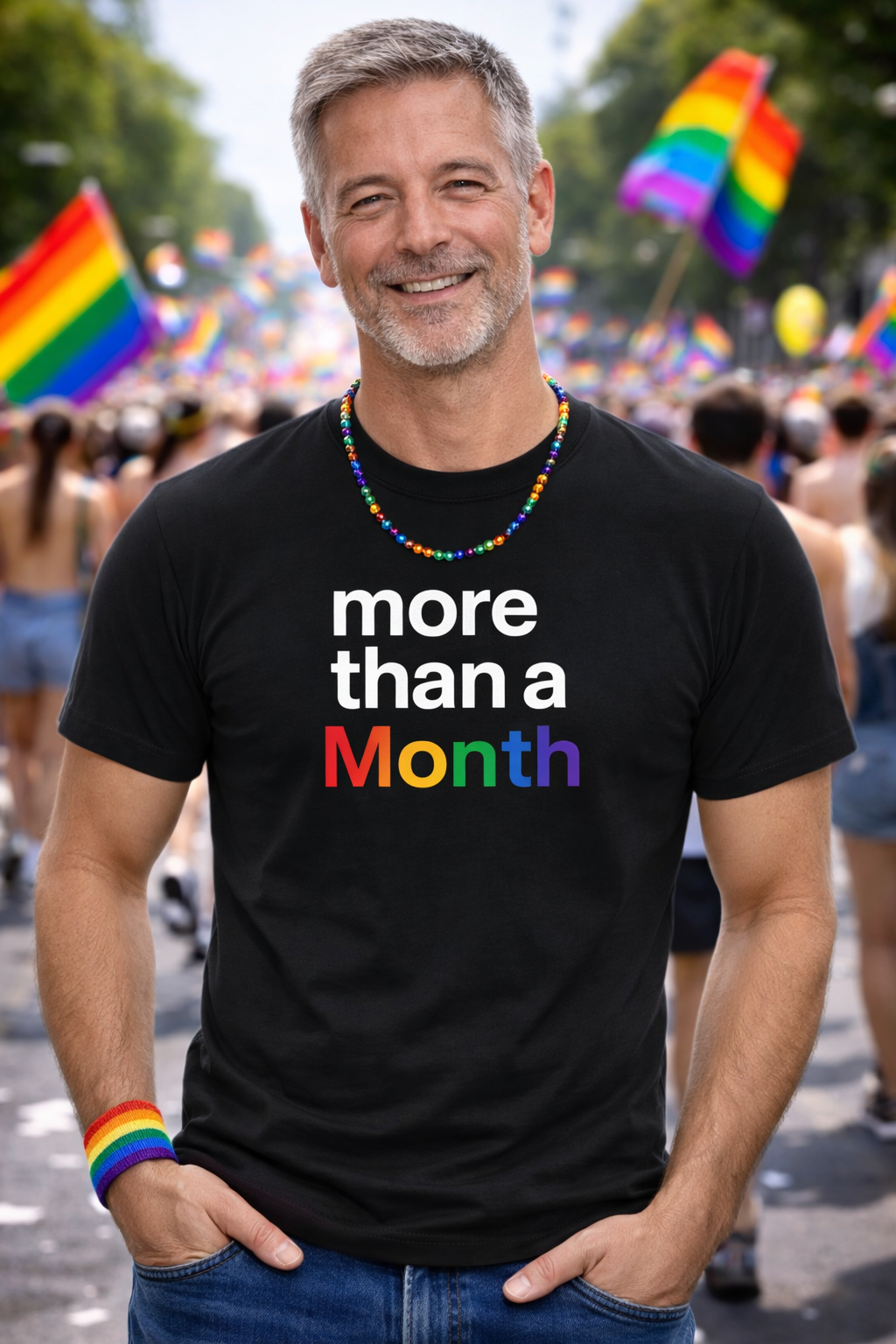More Than a Month Pride Month Shirt - Good Trouble Fashion