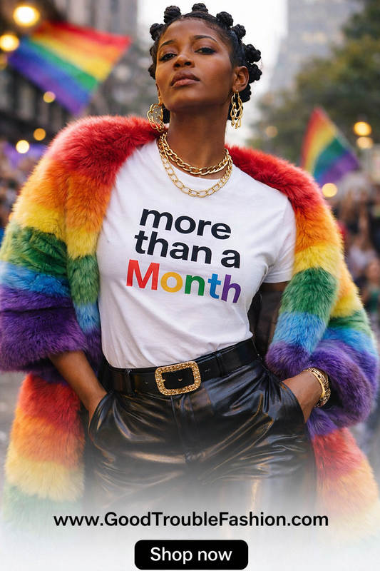More Than a Month Pride Month Shirt - Good Trouble Fashion