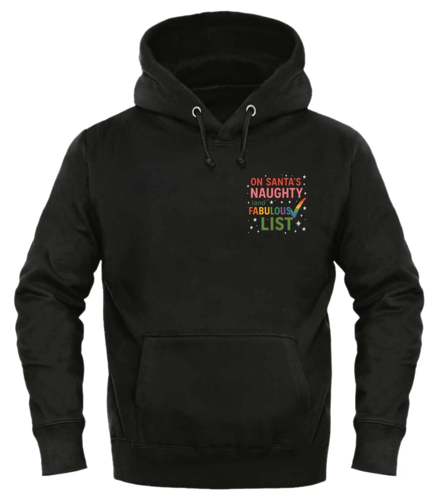 Naughty & Fabulous Holiday Hoodie – Good Trouble Hoodie for Stylish Fun - Good Trouble Fashion