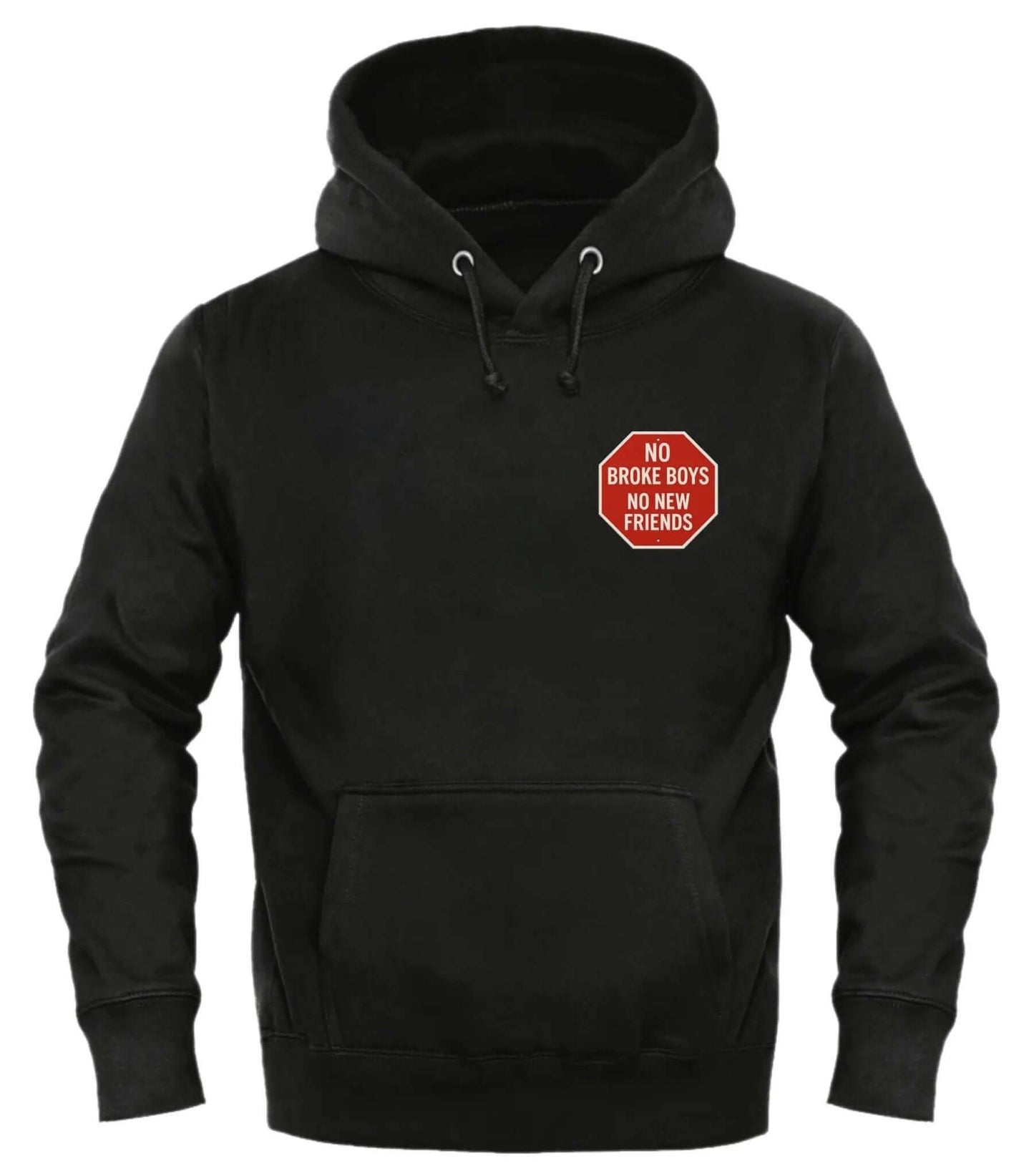 No Broke Boys Hoodie - Stylish & Comfortable Hooded Sweatshirt - Good Trouble Fashion