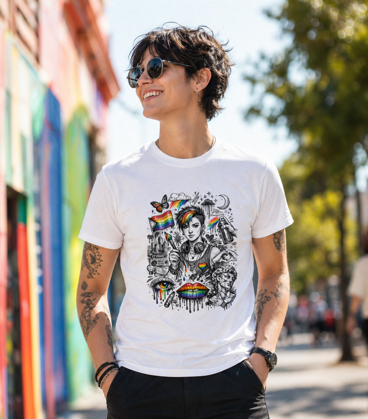 Pride Is ART TEE - Good Trouble Fashion