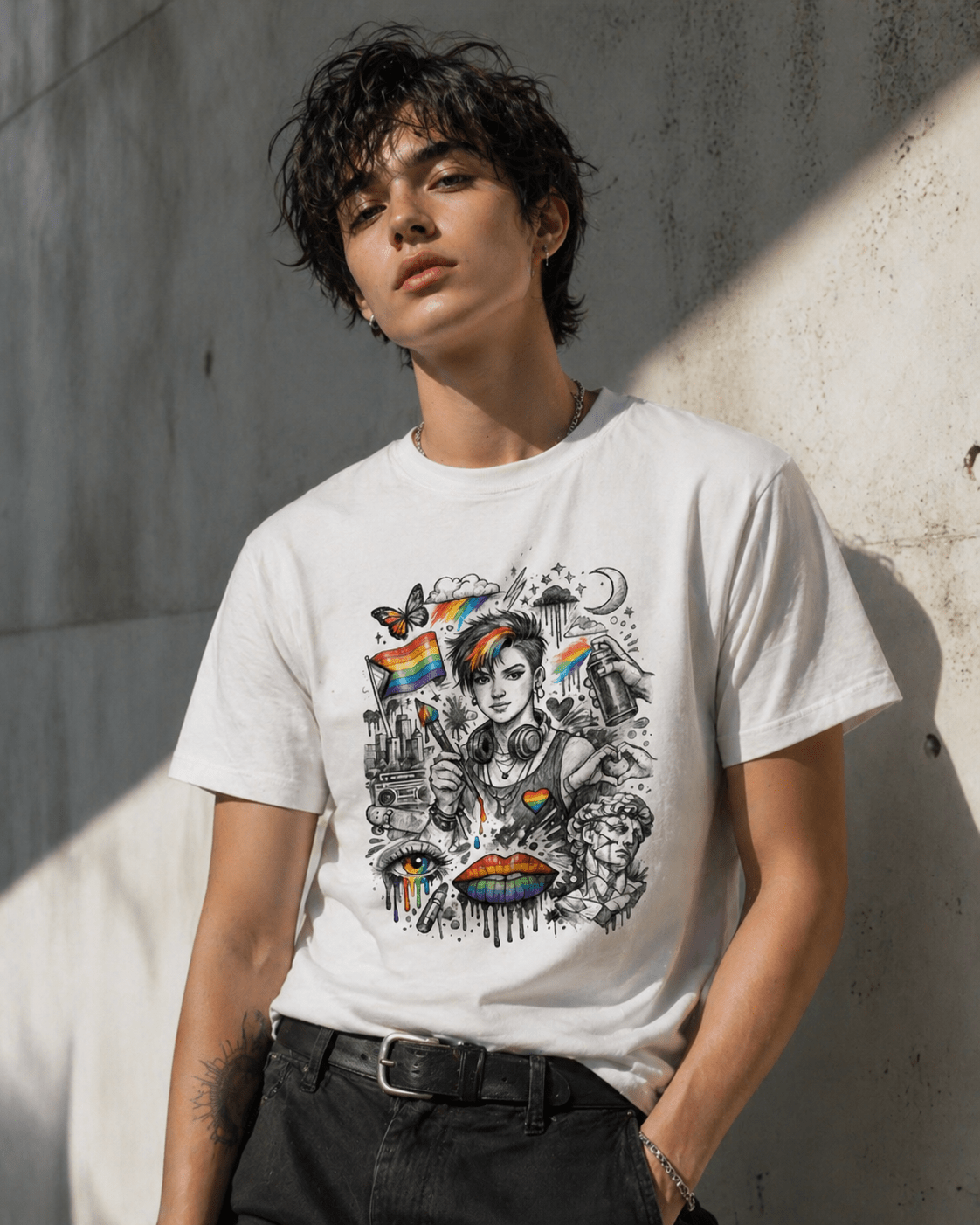 Pride Is ART TEE - Good Trouble Fashion