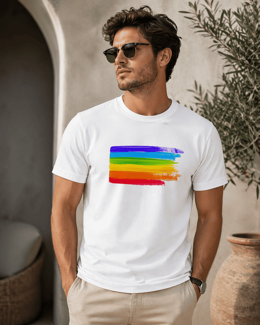 Pride Is Beautiful Rainbow T-Shirt - Celebrate Love with a Pride Rainbow T-Shirt - Good Trouble Fashion