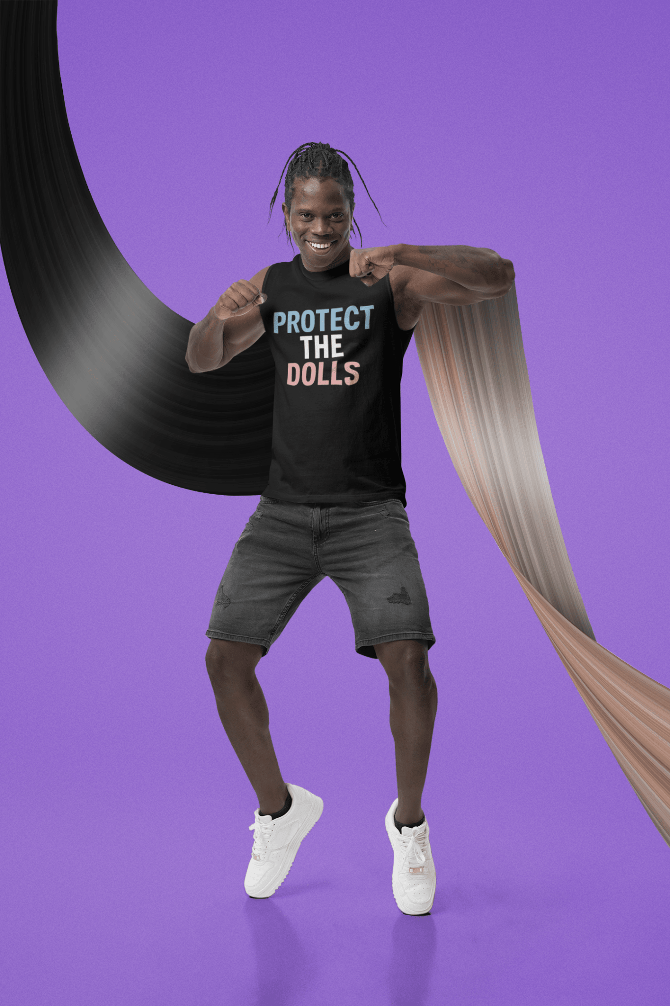 Protect The Dolls T-shirt - Stylish and Meaningful Apparel for Doll Lovers - Good Trouble Fashion